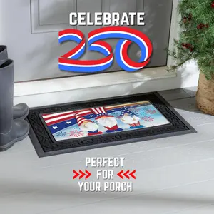 Patriotic Sassafras Door Mat Collection – Celebrate America’s 250th with Seasonal Switch Mats & Décor