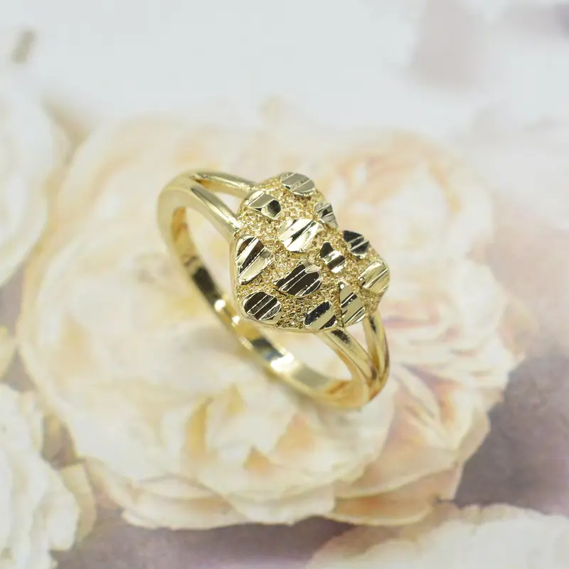 Mother's Day Gift Women's Fashion Irregular Heart-Shaped Ring, Heart Design Ring, Perfect for Daily Parties or Special Occasions, Elegant Jewelry Gift for Valentine's Day