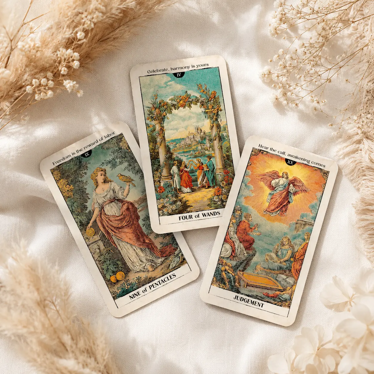 Soul Path Tarot Deck, 78 Cards with Guiding Keywords for Beginners and Collectors