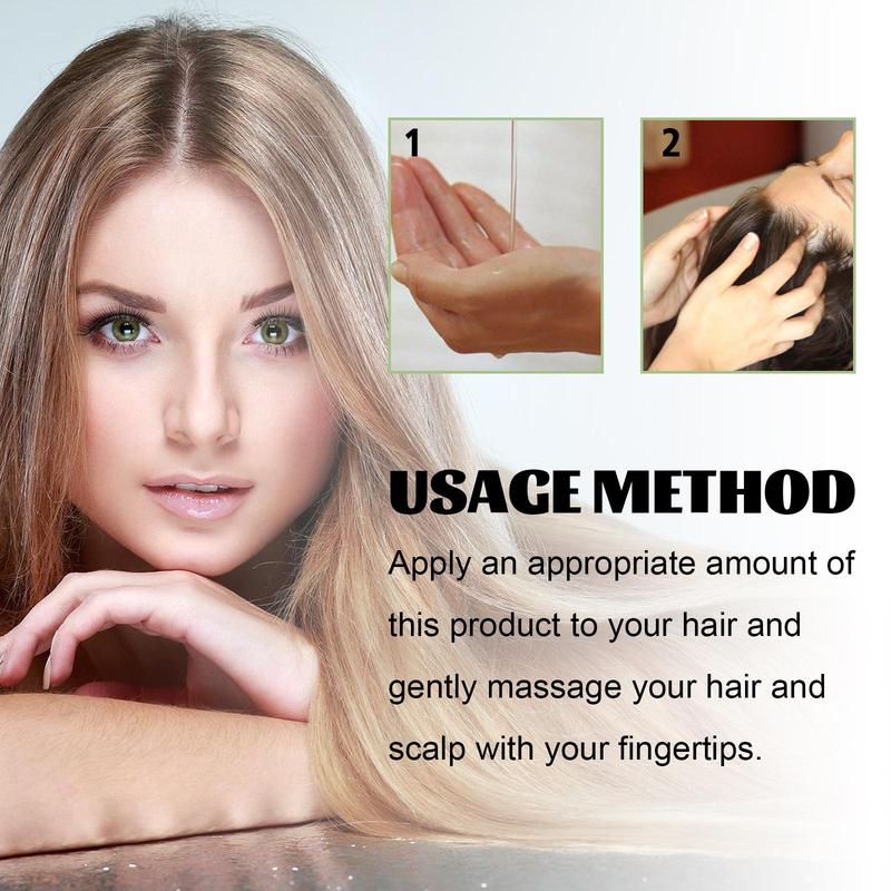 Herbal Hair Care Oil for Scalp Care, Gently Nourishes and Cleanses the Scalp While Strengthening Hair and Leaving It Soft, Smooth and Healthy-Looking