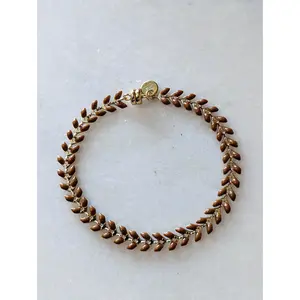 Regular Camel Brown Gold Ivy Bracelet