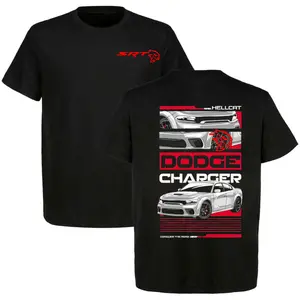 SRT Charger Hellcat Muscle Car T-shirt - Dodge Muscle Car Tee, Gearhead Shirt, Racing Fan Shirt Unisex Ultra Cotton T-Shirt Car Enthusiast Top Menswear