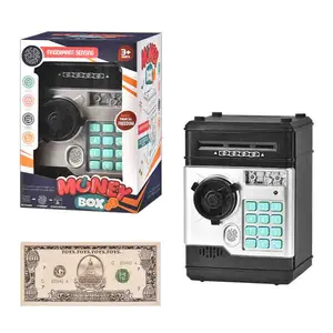 Electronic Coin Savings Bank, Digital PiggyBank, ATM Savings Bank Coin Storage Box,Novelty Gag Toy, Fun Gift