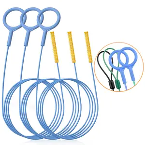 3 Pack Collection 50 Inch /118  Inch Drain Snake Hair Drain Clog Remover Unbreakable Metal Sink Snake Drain Hair Removal Tool, Long/Flexible/Thin Drain Cleaner Tool to Unclog Bathroom Sink, Tub, Shower