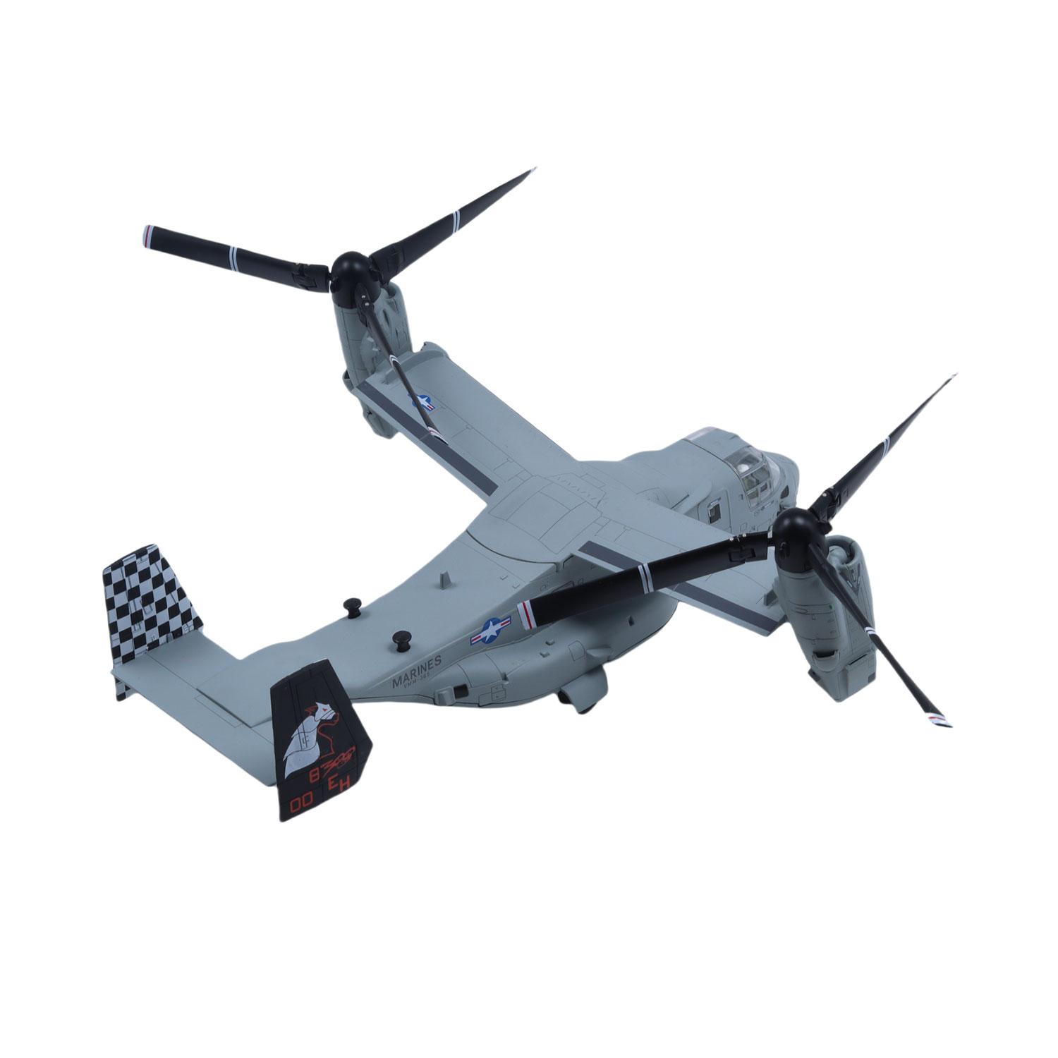 1/72 Scale V-22 Osprey Tiltrotor Attack Aircraft Die-cast Metal Military Aircraft Toy Model, Perfect As A Christmas Gift, Birthday Gift, Or For Collection And Display For aviation Enthusiasts. Collector Set