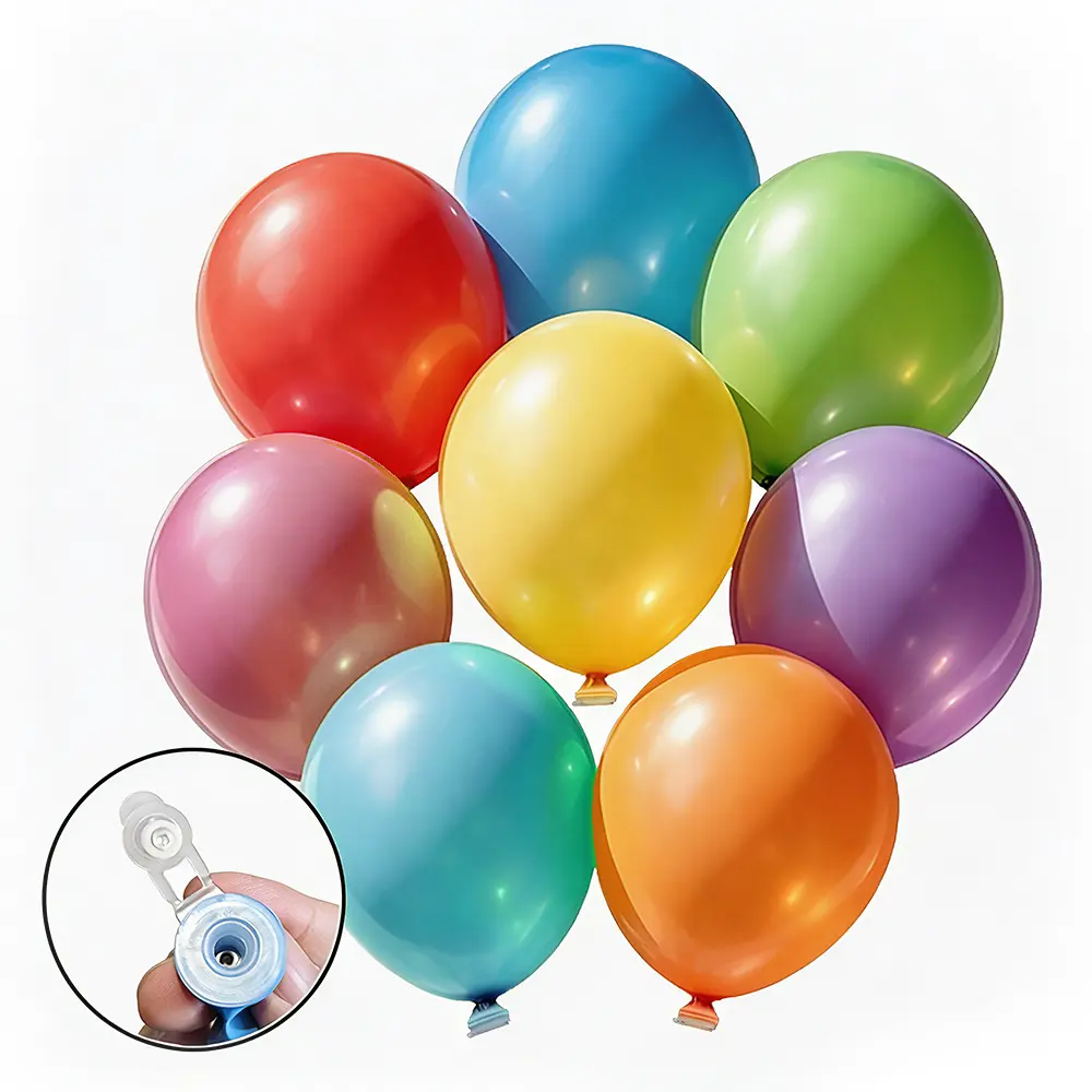 Self-Sealing Balloons, 32 Pcs, 12 Inch Colorful Latex Balloons - Reusable Decor Balloons for Party, Graduation, Housewarming, Business Ceremony,   gender reveal ball drop  ,Indoor & Outdoor Decorations,summer party decoration, kids party supplies