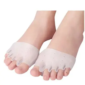 Gel Toe Protector Pads, Breathable Honeycomb Design, Soft Silicone Foot Sleeves, Unisex Comfort Fit, Ideal for Men and Women
