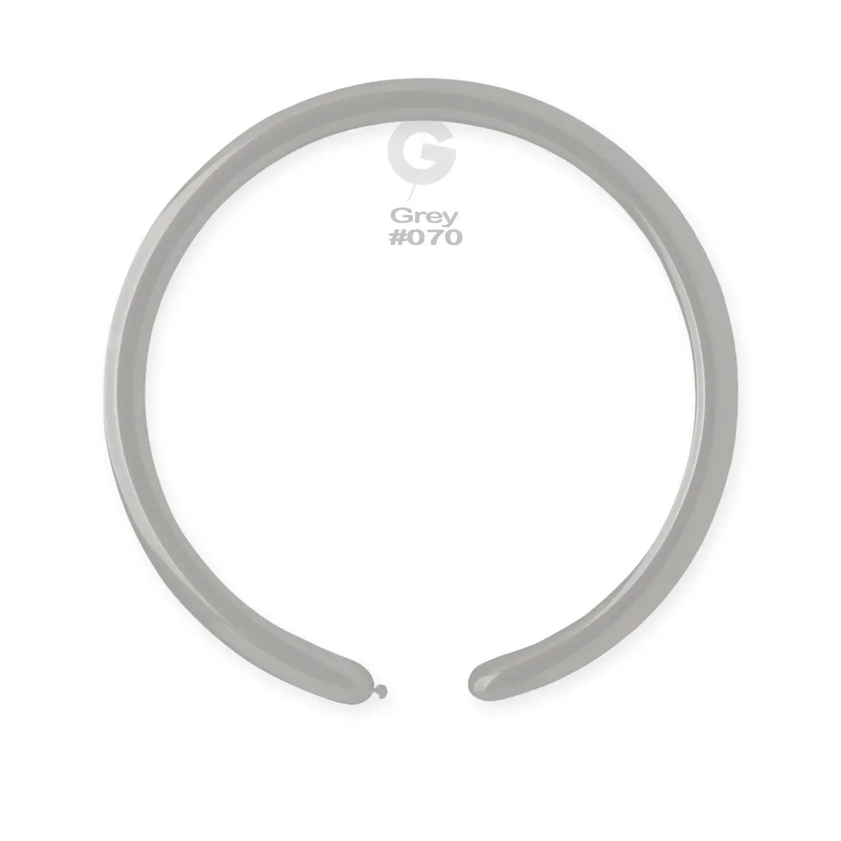 Solid Grey Balloons (D4(260)-070), 2in Size, 50-Count Package for 4th of July, Father's Day, Thanksgiving, Juneteenth, Canada Day