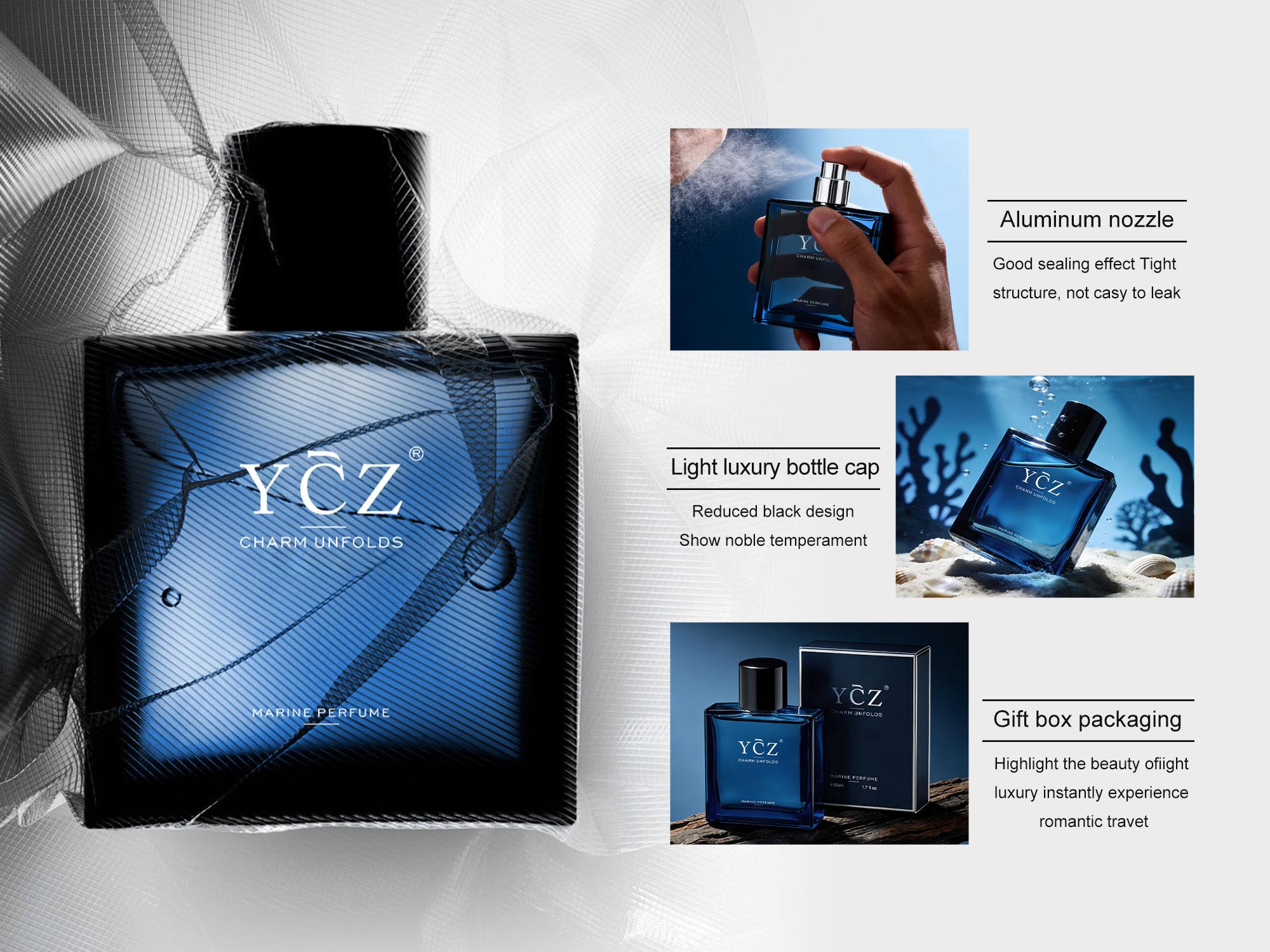 YCZ Midnight Marine Eau De Parfum 50ml Unisex | Aromatic Aquatic Ocean Fresh Woody Perfume with Bergamot Coconut Amber | Long Lasting Luxury Arabian Fragrance for Men Women | Premium Gift YCZ Midnight Marine Eau De Parfum 50ml Unisex | Aromatic Aquatic Ocean Fresh Woody Perfume with Bergamot Coconut Amber | Long Lasting Luxury Arabian Fragrance for Men Women | Premium Gift
