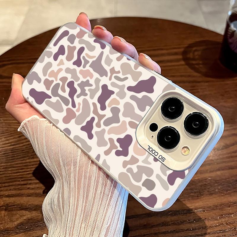 Camo Pattern Shockproof Phone Case for iPhone 7 8 X Xsmax 16 15 14 13 12 11 Pro Max Plus ProtecitvedCover Affordable Anti-Fall Vintage Premium Sitka