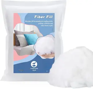 Super Soft Breathable Fiber Fill Premium Poly Filling Stuffing for Crochet & Crafts 7oz White Polyester Fiberfill Comfortable Touch