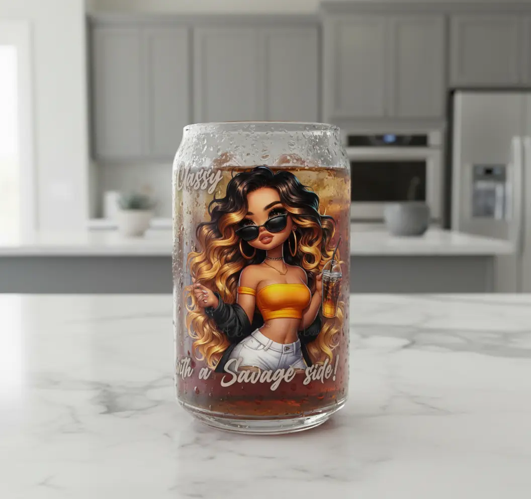 Classy with a Side of Savage - UVDTF Decal for cups/hard surfaces sticker