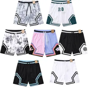 American shorts, new casual summer breathable, loose and quick-drying basketball training pants for running sports