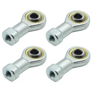 6mm Inside Dia Rod End Bearing Self Lubricating, M6 x 1.0 Female Thread Connector Joint, SI6T/K Rod End Ball Bearing, Pack of 4