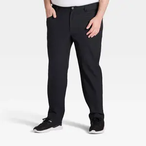 Men's Big Heavy Twill Pants - All In Motion Black 40x30