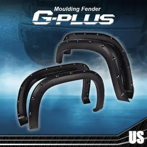 4pcs Fender Flares Pocket Rivet Smooth Fit For 2007-2013 GMC Sierra 1500 Offroad