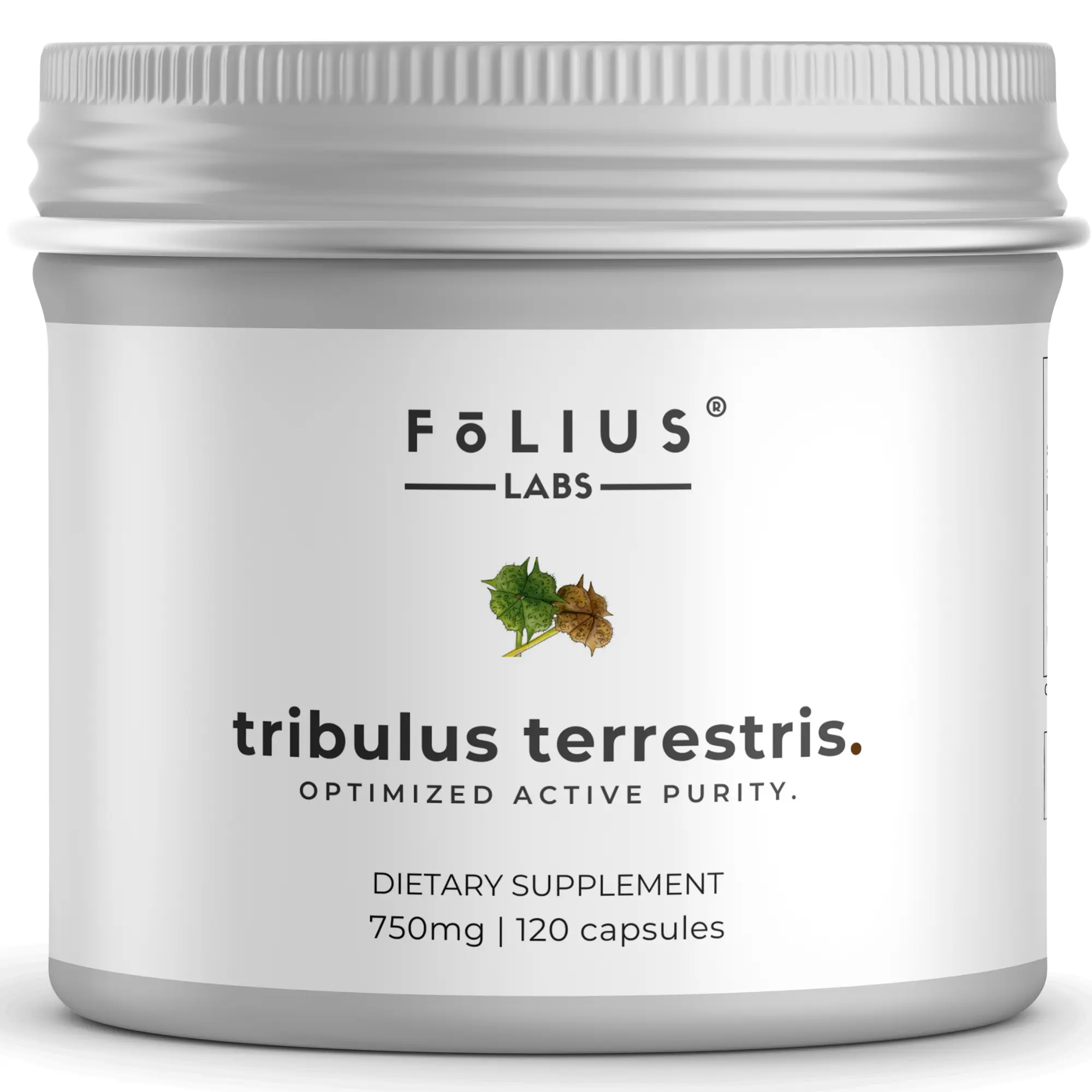 FOLIUS LABS Tribulus Terrestris 750mg - Concentrated Natural Whole Plant Extract