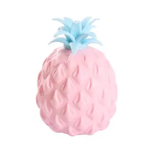 Creative pineapple   ball, squeeze toy, soft pineapple  ball, funny   toy Stress Relief