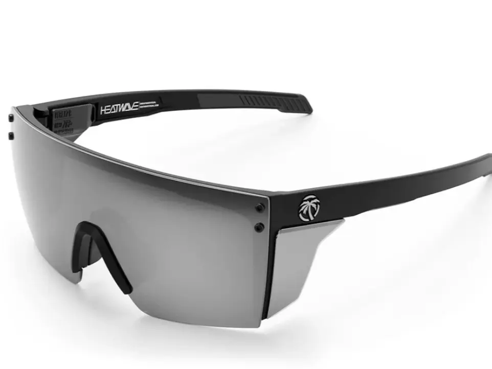 HEATWAVE Performance Lazer Face Sunglasses: Silver Z87+