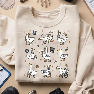 Silly Goose Orthopedics Sweatshirt, Funny Ortho Doctor/Nurse Sweater, Orthopedics Surgeon Crewneck, Gift For Her