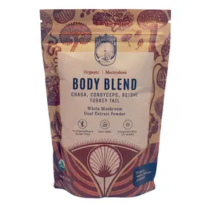 Hamilton's Mushrooms Organic Body Blend – Reishi, Chaga, Cordyceps & Turkey Tail Extract