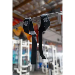 Black lifting straps