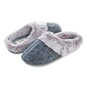 Floopi Women's Kinsley Chenille Knit Scuff Slipper