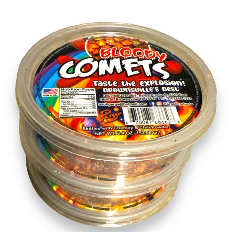 Bloody Comets-Skittles Enchilados Candy