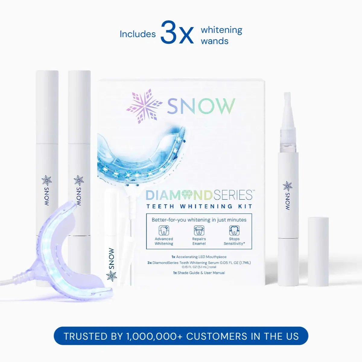 SNOW Diamond Teeth Whitening Kit w/ 3 Serums