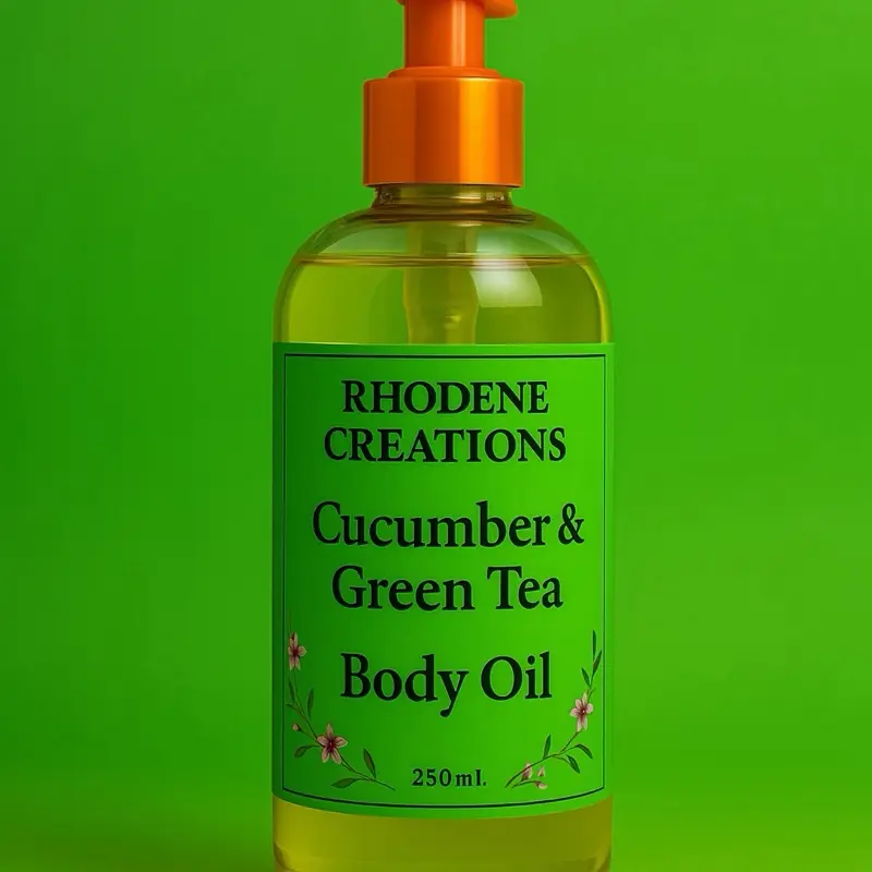 Cucumber green tea body oil