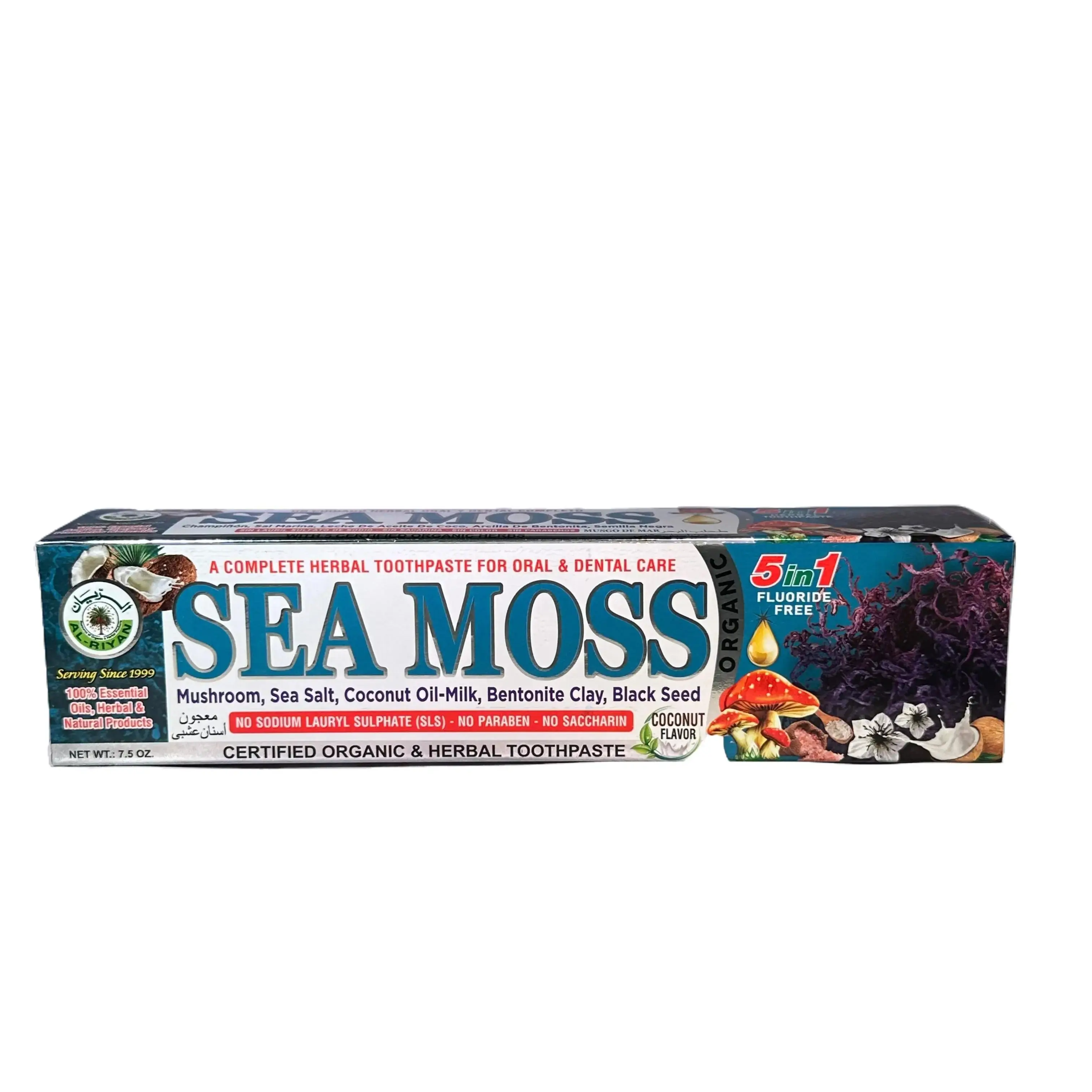 Dental Care AL-RIYAN Organic Toothpaste Sea Moss 7.5 oz