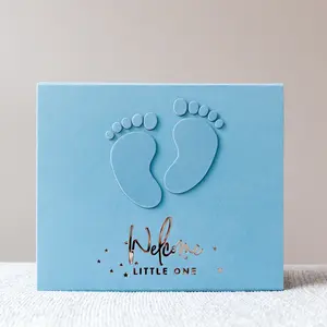 Premium Baby Scrapbook And Photo Album for Newborn 0-12 Months Decor Box