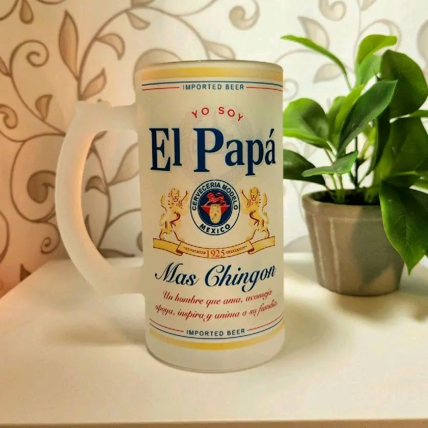 El papa beer mug 16oz