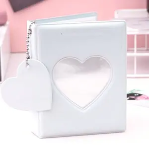Heart Shaped Photo Album, 32-Pocket Photo Card Holder, Photo Storage Album, Camera Accessories for Polaroid Photo, Photo Organizer, Decor, Scrapbook Photo Album