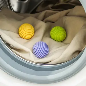Anti-Tangle Laundry Balls for Washing Machine, Soft Silicone Washer Balls for Cleaner Clothes & Fabric Care