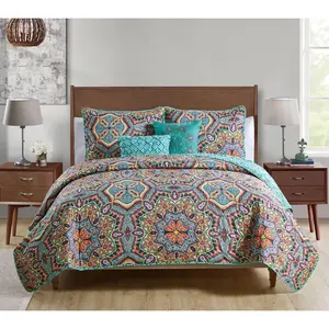 VCNY Home Yara Reversible Medallion Quilt Set, Twin/ Twin XL