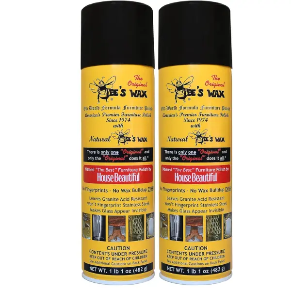 The Original Bee's Wax Old World Formula Furniture Polish - 2 Pack