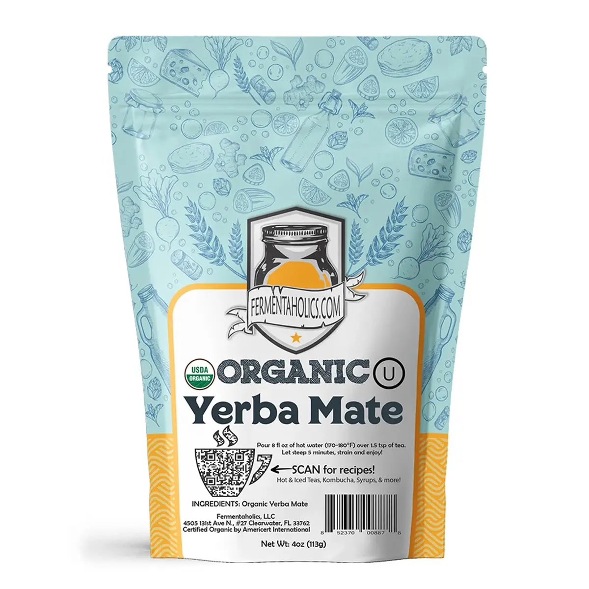 Organic Yerba Mate – 4 oz