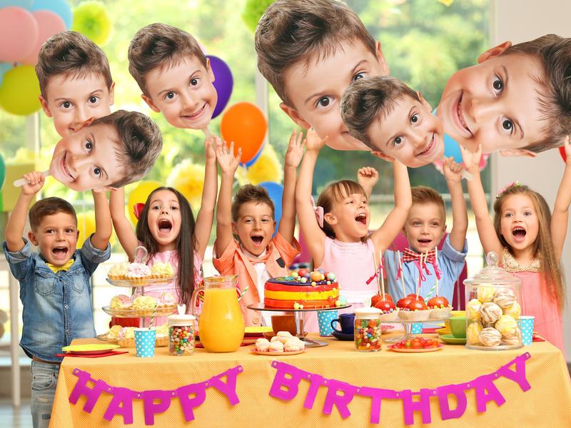 Best BIG Heads Birthday Bash Cardboard Cutouts | Face On A Stick Birthday Party| Make your custom cardboard cutouts