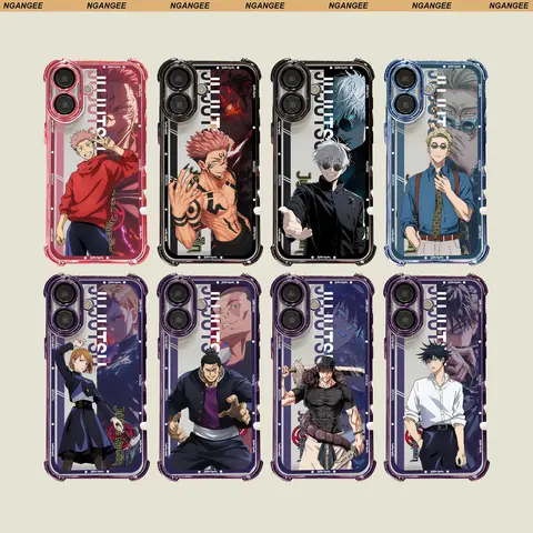 JJK Anime Art Smartphone Case - Multi-Model Protective Casing & Cover, Snug Fit, Color Changing Protection for Samsung Galaxy S22,S22plus,S23,S24,S24 Ultra,S25 & iPhone 11,12,13,14,15,16 Plus,17,17 Air,17 Pro Max - Otaku Finds - ZSHZ1-8
