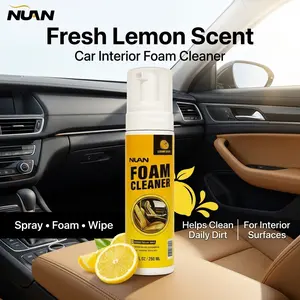 NUAN Interior Cleaner – Gentle foam for leather, plastic, and headliner, cleans and protects surfaces effectively.-MY0522