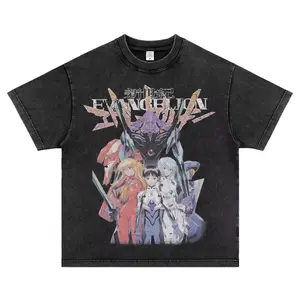 Neon Genesis Evangelion Anime eva No. 1 Machine Century Gospel Peripheral Cotton Short Sleeve T-Shirt