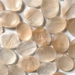 Orange Selenite Worry Stone