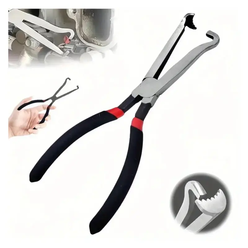Electrical Disconnect Pliers 37960 Automotive Electrical Connector Disconnect Pliers Long Spark Plug Disassembly Pliers Tear Down Air Flow Sensors Fuel Injectors
