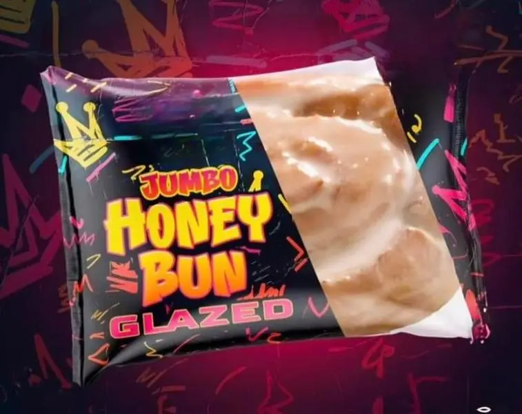 Rap Snacks Jumbo Honey Bun, Glazed Rap Snacks Jumbo Honey Bun, Glazed