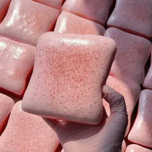 Strawberry Milk Toast  Stress Relieving Toy with Sticky, Moist, Soft and Slow Bouncing Foods,Summervibes