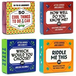 Truth Or Dare Card Game, 1 Box Mini Family Entertainment Card Game, Fun Interactive Game for All Ages, Party Game Supplies