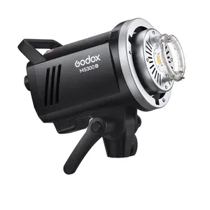Godox MS300V 300W Studio Flash 5800±200K 0.1~1.8S Recycle Time with LED Modeling Lamp LED Light Strobe Flash Monolight for Studio, Portrait, Commerce Photography, etc (MS300 Upgraded Version)