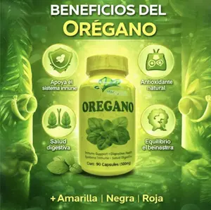 Oregano Capsulas 90 Capsules Maznatura Supplement Vitamin