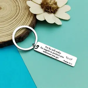 Christian Keychain, Bible Verse Keychain, Religious Faith Items, Inspirational Easter Prayer Gifts, Religious Gifts, Birthday Gifts, Graduation Gifts